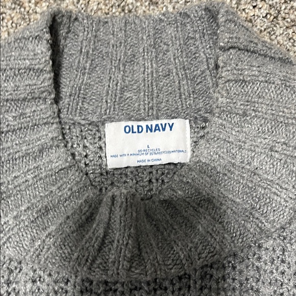 Old Navy Charcoal Turtleneck Sweater - Picture 2 of 2